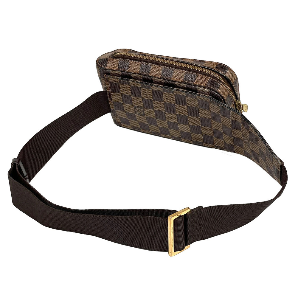 Louis Vuitton Body Brown Damier Waist Geronimos Crossbody Bag Bum Shoulder Belt